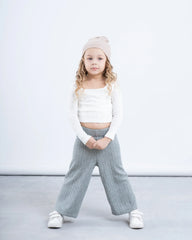 Wide Leg Knit Pants - Venti