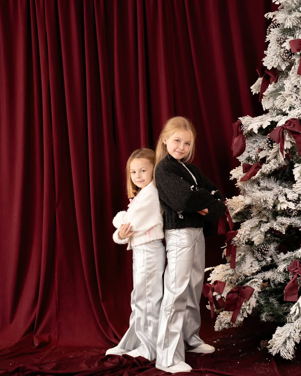 Straight Leg Leather Pants - Venti