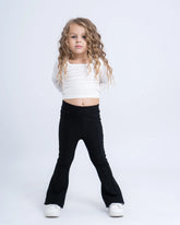 Fleece Lined Flare Pants - Venti