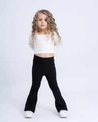 Fleece Lined Flare Pants - Venti