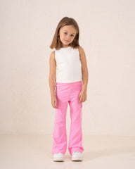 Polyamide Cargo Flare Pants