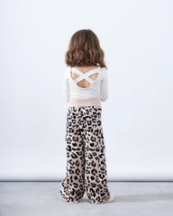 Leopard Wide-Leg Knit Pants - Venti