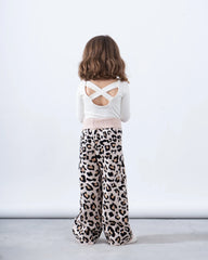 Leopard Wide-Leg Knit Pants - Venti