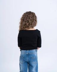 Ribbed Scoop Neck Top - Venti