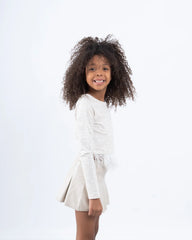 Feather Trim Top - Venti