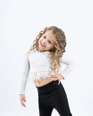 Feather Trim Top - Venti