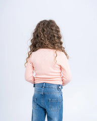 Cable Knit Cutout Top - Venti