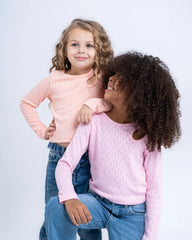 Cable Knit Cutout Top - Venti