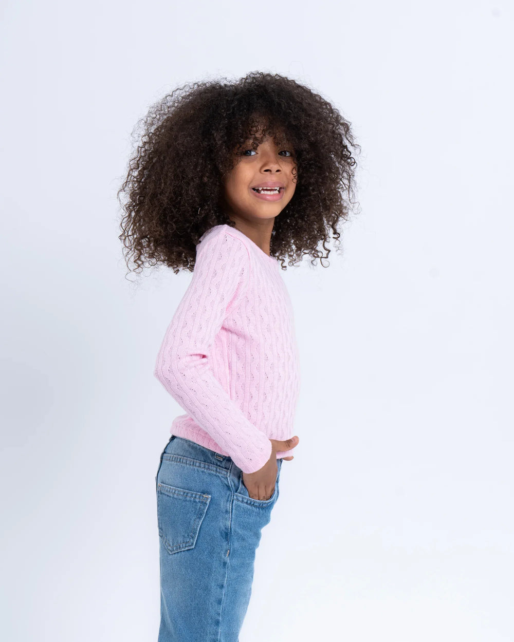 Cable Knit Cutout Top - Venti