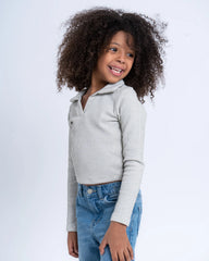 Ribbed Polo Top - Venti