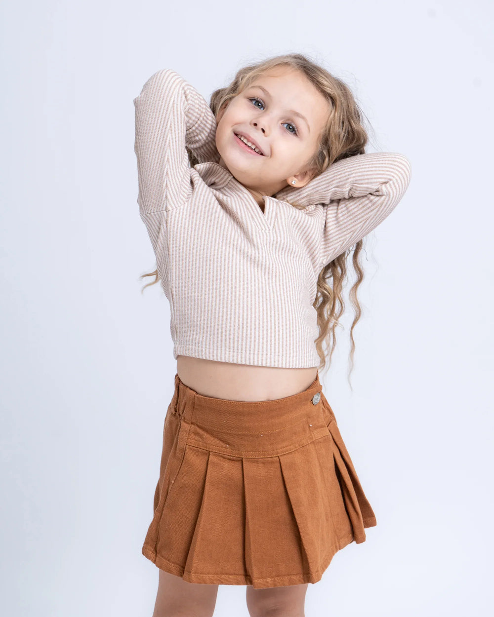 Ribbed Polo Top - Venti