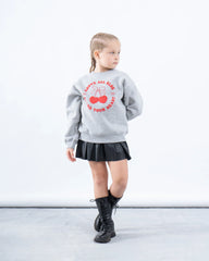 Fleece-Lined Cherry Graphic Sweatshirt - Venti