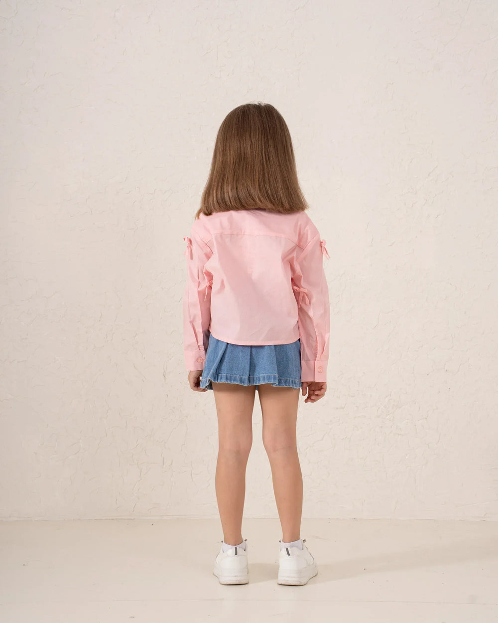 Ribbon Detail Button-Up Shirt - Venti