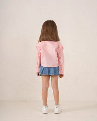 Ribbon Detail Button-Up Shirt - Venti