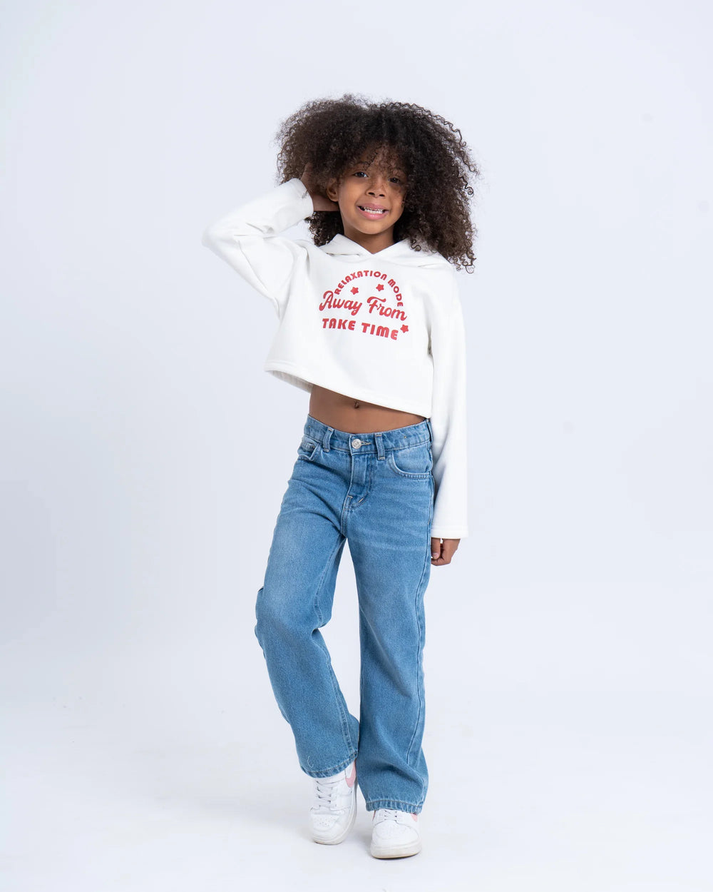 Cropped Graphic Hoodie - Venti