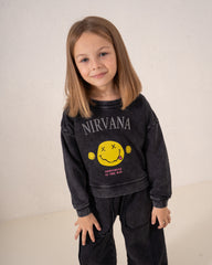 Nirvana Acid Wash Sweatshirt