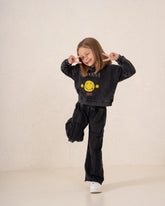 Acid Wash Cargo Wide-Leg Pants - Venti