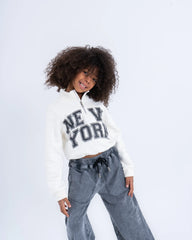 New York Graphic Zip-Up Sweatshirt - Venti
