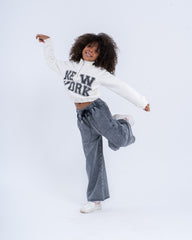 New York Graphic Zip-Up Sweatshirt