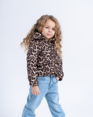 Fur Lined Leopard Hoodie
