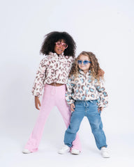 Leopard Print Teddy Sweater - Venti