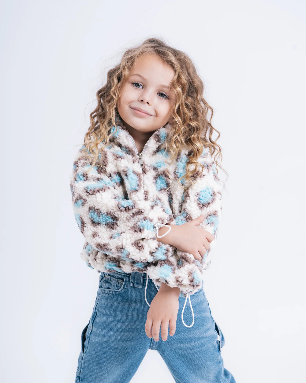 Leopard Print Teddy Sweater - Venti