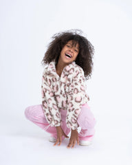 Leopard Print Teddy Sweater - Venti