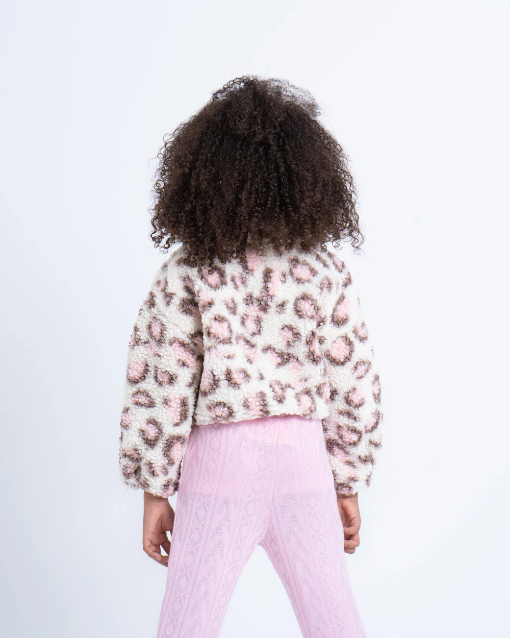 Leopard Print Teddy Sweater - Venti