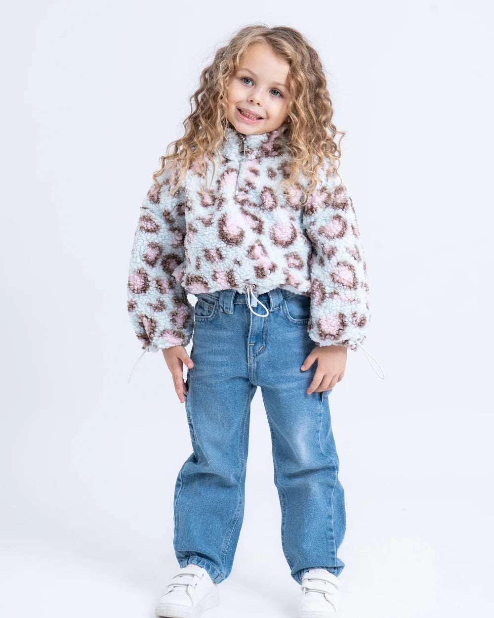 Leopard Print Teddy Sweater - Venti