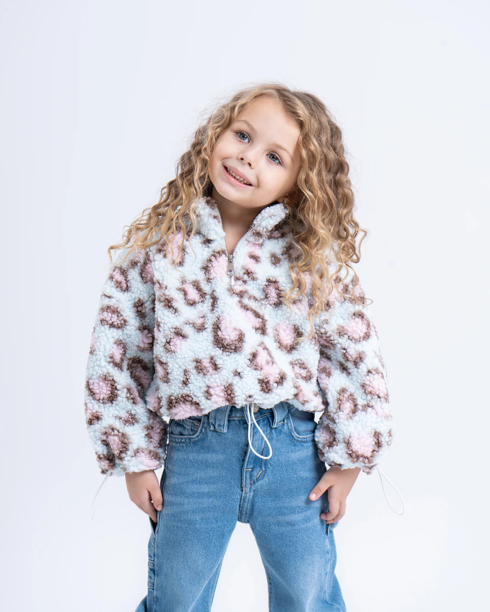 Leopard Print Teddy Sweater - Venti