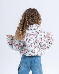 Leopard Print Teddy Sweater - Venti