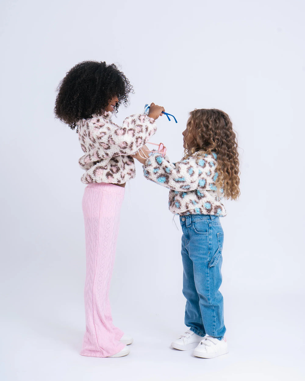 Leopard Print Teddy Sweater - Venti