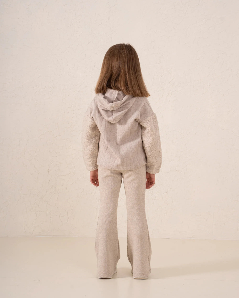 Cable-Knit & Sherpa Oversized Hoodie - Venti