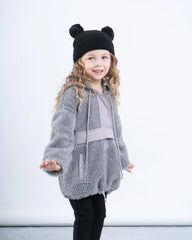 Cable-Knit & Sherpa Oversized Hoodie - Venti