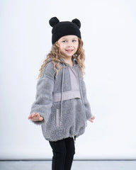 Cable-Knit & Sherpa Oversized Hoodie - Venti