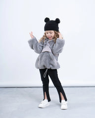 Cable-Knit & Sherpa Oversized Hoodie - Venti