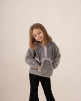 Cable-Knit & Sherpa Oversized Hoodie - Venti