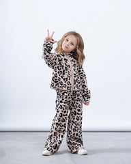 Leopard Wide-Leg Knit Pants - Venti