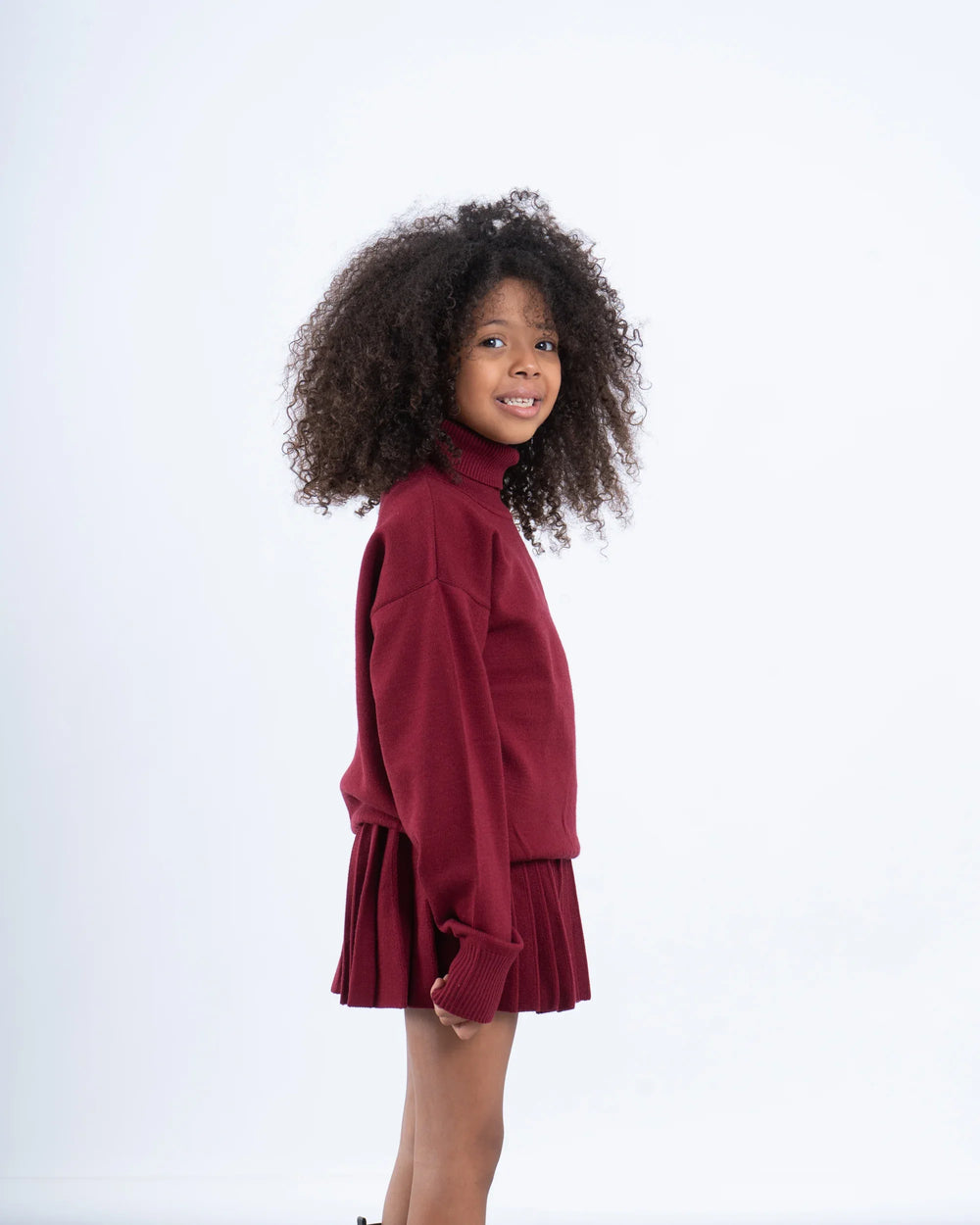 Knit High-Neck Sweater - Venti