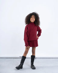 Knit High-Neck Sweater - Venti