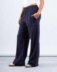 Wide Leg Cotton Sweat- Pants
