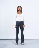 Scooped Neck Polyamide Top - Venti