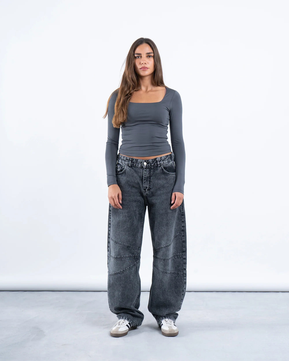 Square Neck Polyamide Top - Venti