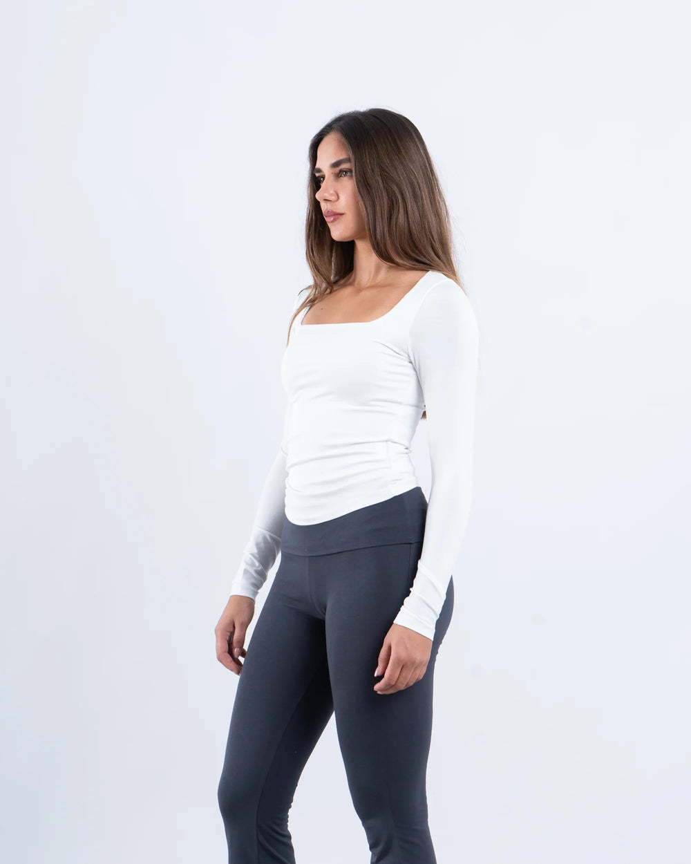 Square Neck Polyamide Top - Venti