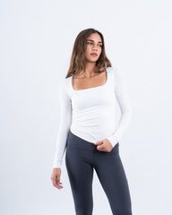 Square Neck Polyamide Top