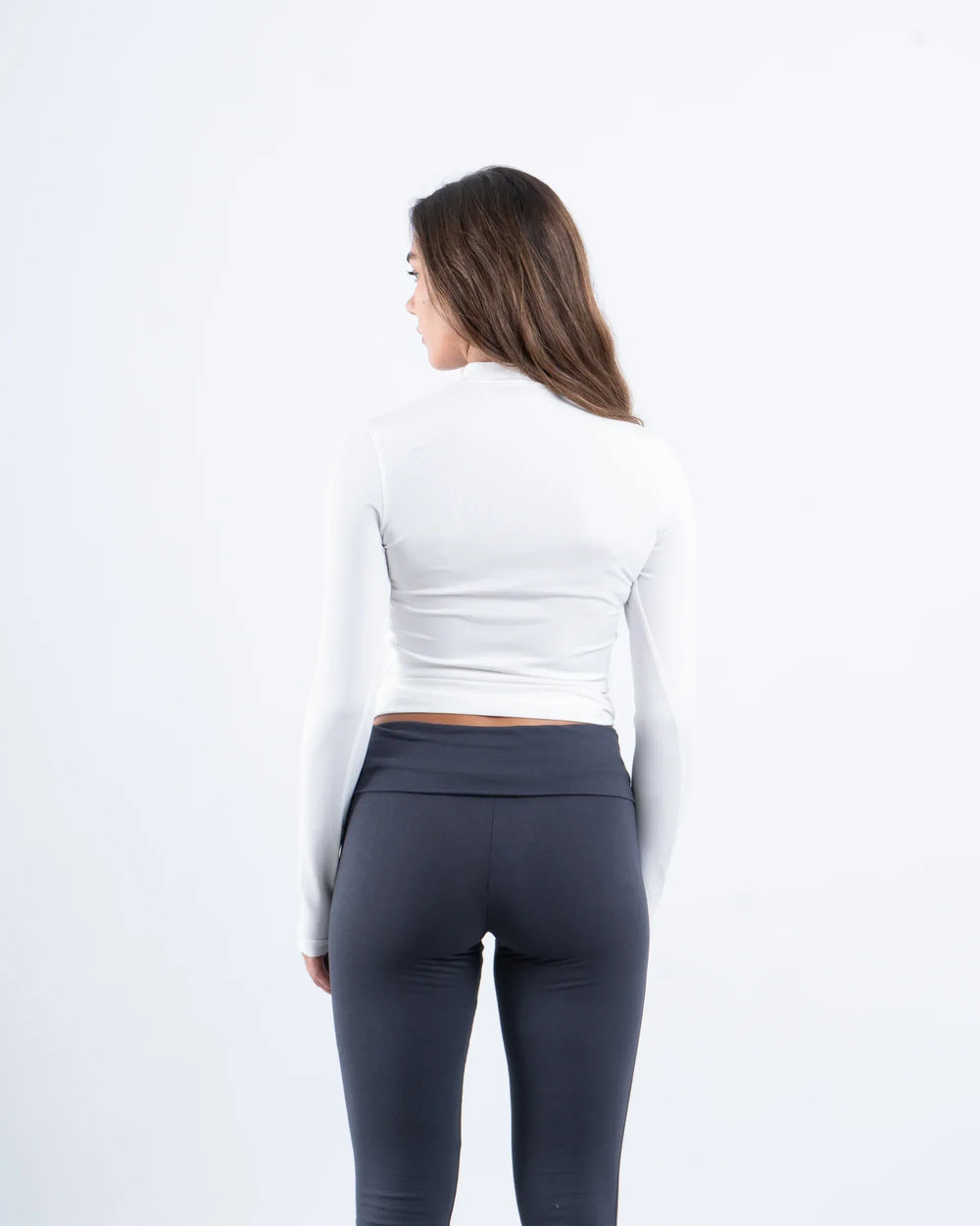 Crew Neck Cotton Long Sleeve Top - Venti