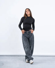 High Neck Polyamide Top - Venti