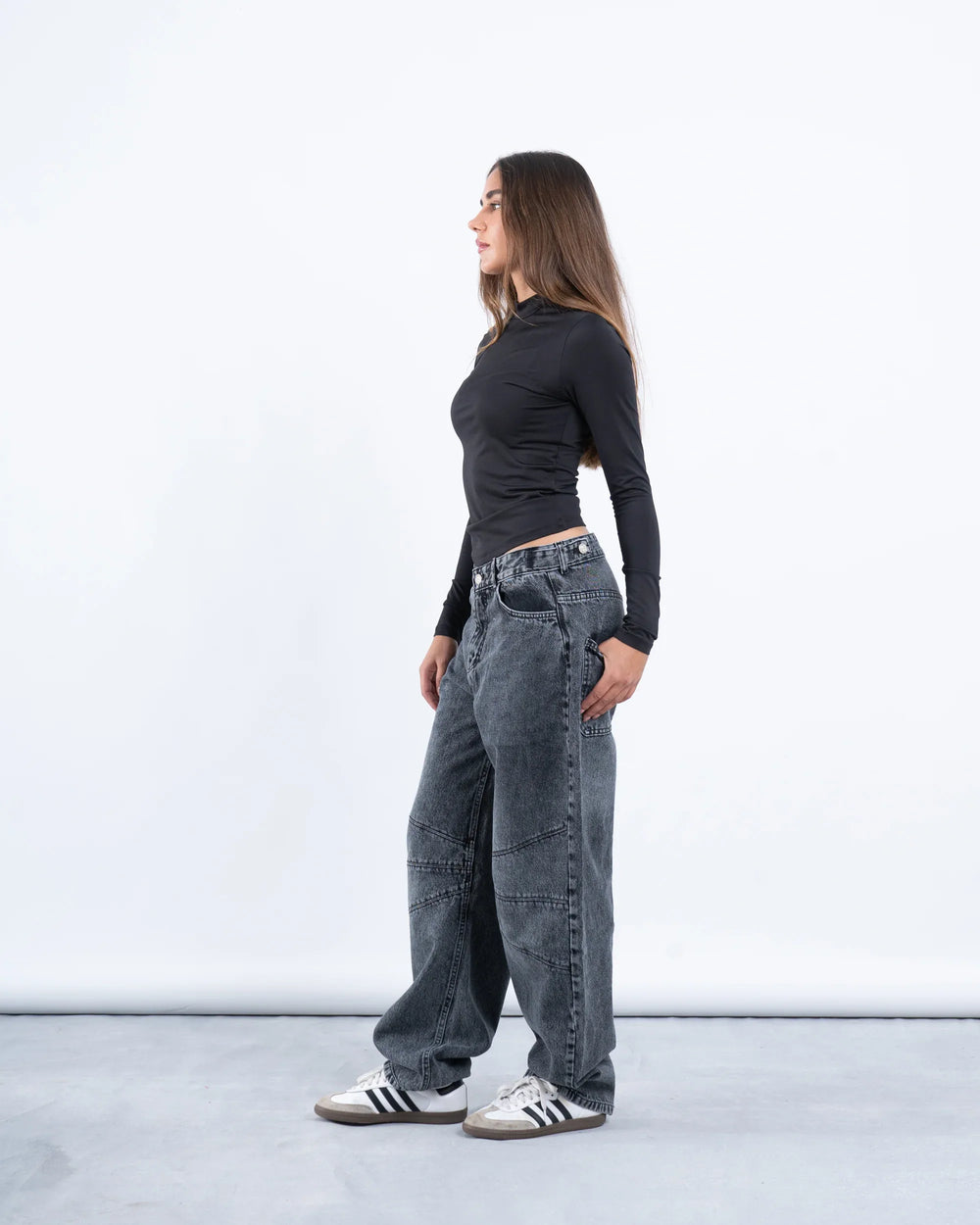 High Neck Polyamide Top - Venti