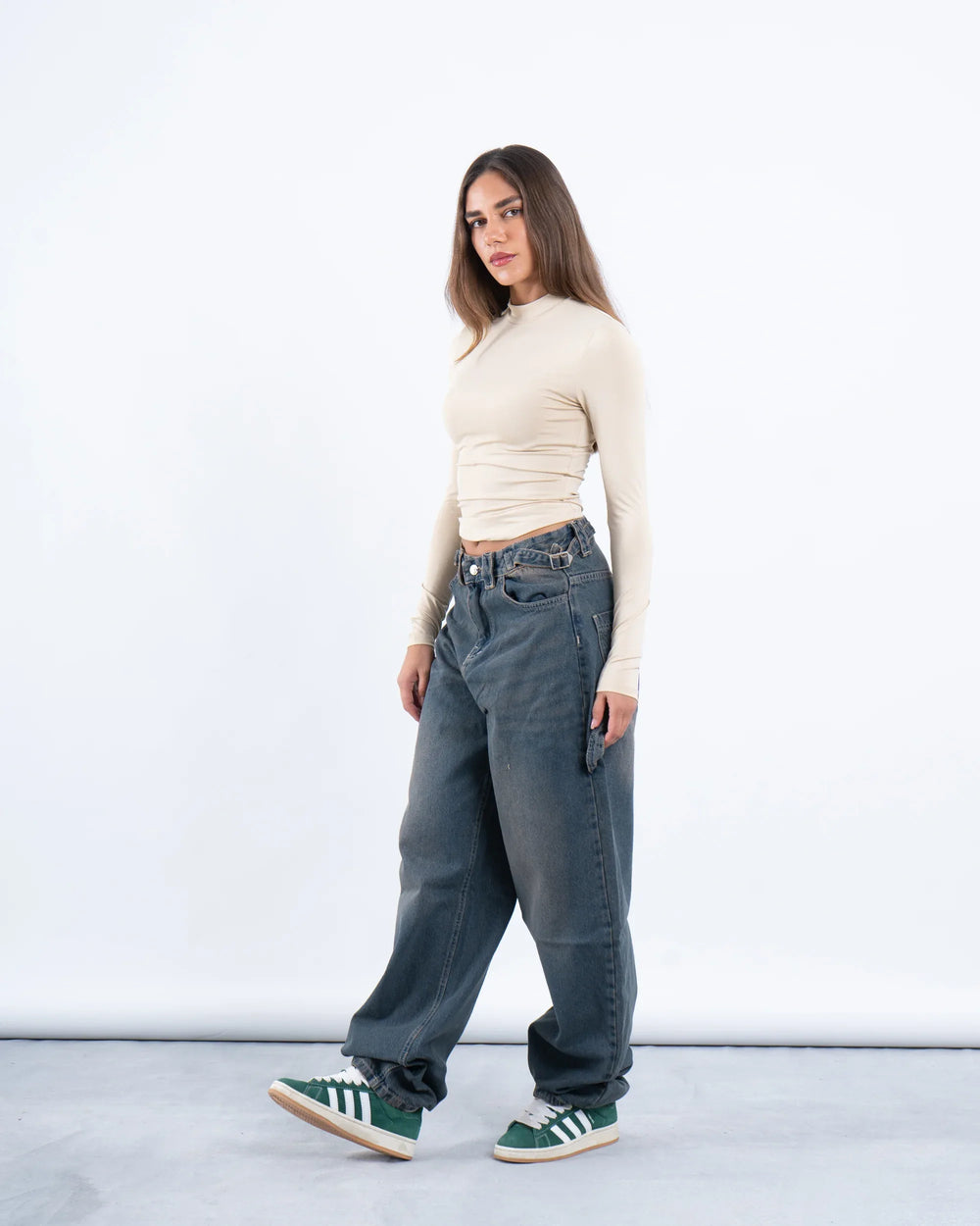 High Neck Polyamide Top - Venti