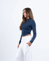 High Neck Polyamide Top - Venti